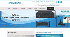 Desktop Screenshot of heinrichlimited.com